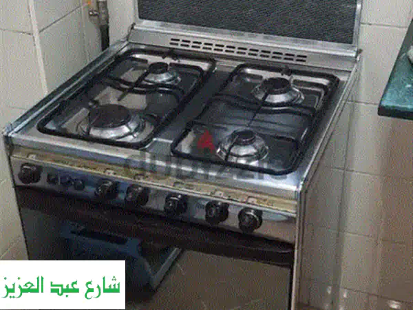 بوتاجاز بيلت ان ٦ عيون ، أربعه غاز و اثنين كهرباء ، جليم جاز إيطالي