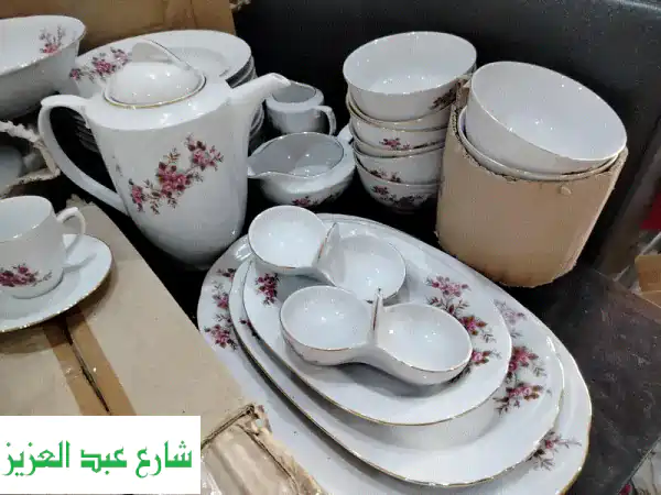 طقم سفره روماني ١١٠ قطعة جديد بالكرتون الداخلي