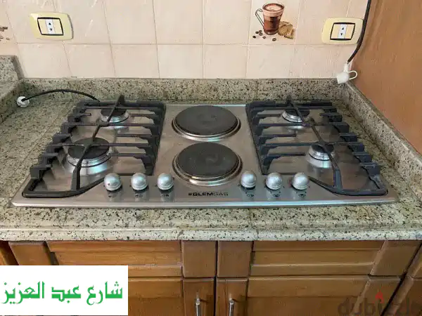 بوتاجاز بيلت ان ٦ عيون ، أربعه غاز و اثنين كهرباء...