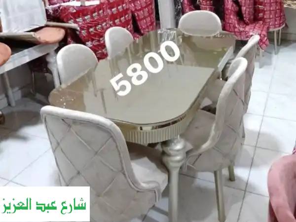 سفرة خشب زان مودرن 🌟 بالقاهرة | جودة لا تضاهى...