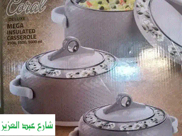 حافظة طعام مستطيلة للتسخين – 3 لتر