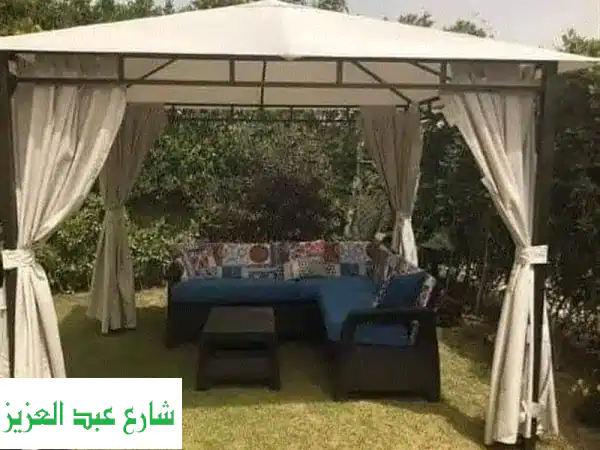برجولات وتندات حديد مودرن فخمة  دهان...