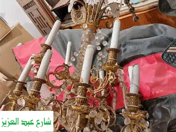 فخامة مزدوجة لمنزلك: نجف كريستال فرنساوي وتركي أصيل...