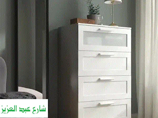 دولاب مودرن 4 درفة | تصميم عصري 160 سم | جميع المقاسات والألوان | تسليم فوري