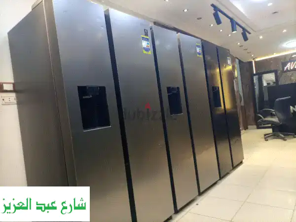 ثلاجات سامسونج سايد باى سايد 634 لتر أنفرتر توين كول